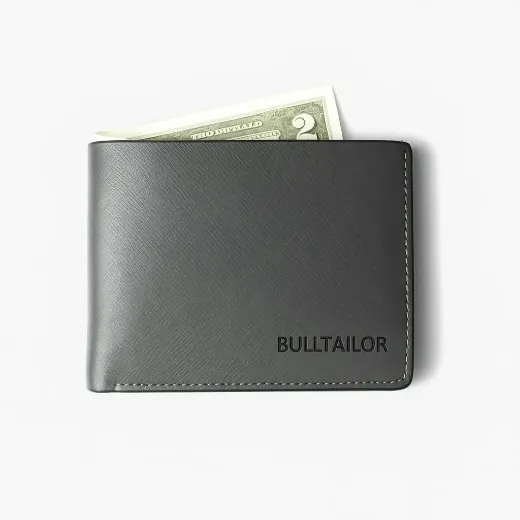 Picture of BULLTAILOR Slim Bifold Front Pocket Wallet