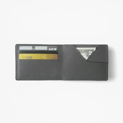 Picture of BULLTAILOR Slim Bifold Front Pocket Wallet