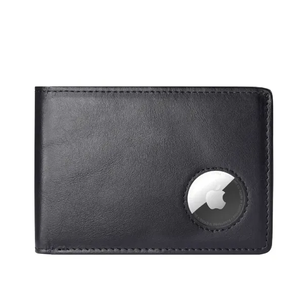 Show details for Slim Bifold Wallet with AirTag Holder Picture of Slim Bifold Wallet with AirTag Holder