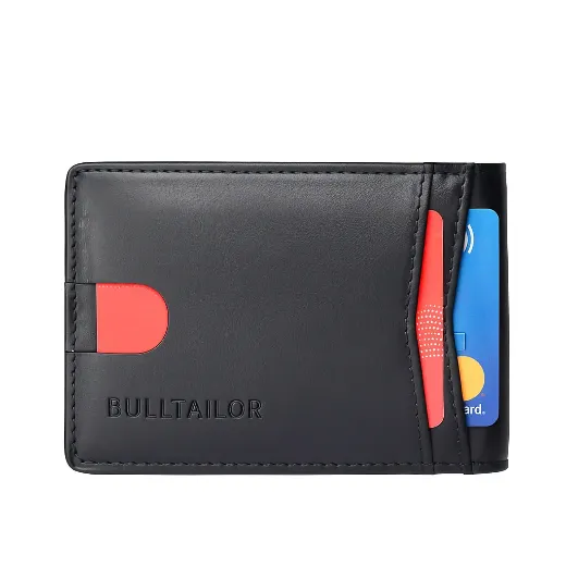 Picture of BULLTAILOR Slim Bifold Wallet with AirTag Holder