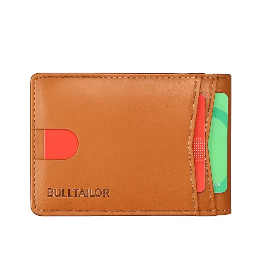 Picture of BULLTAILOR Slim Bifold Wallet with AirTag Holder