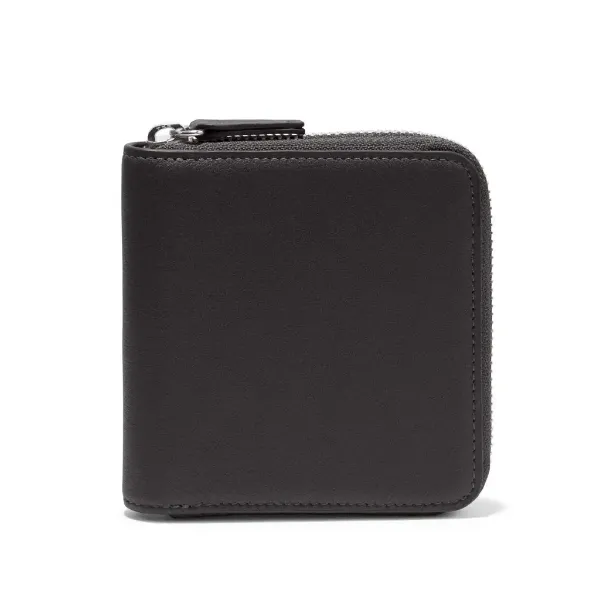 Show details for Slim Bifold Zipper Card Holder Wallet Picture of Slim Bifold Zipper Card Holder Wallet