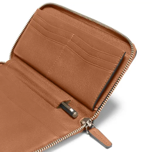 Picture of BULLTAILOR Minimalist Flat Zip Wallet