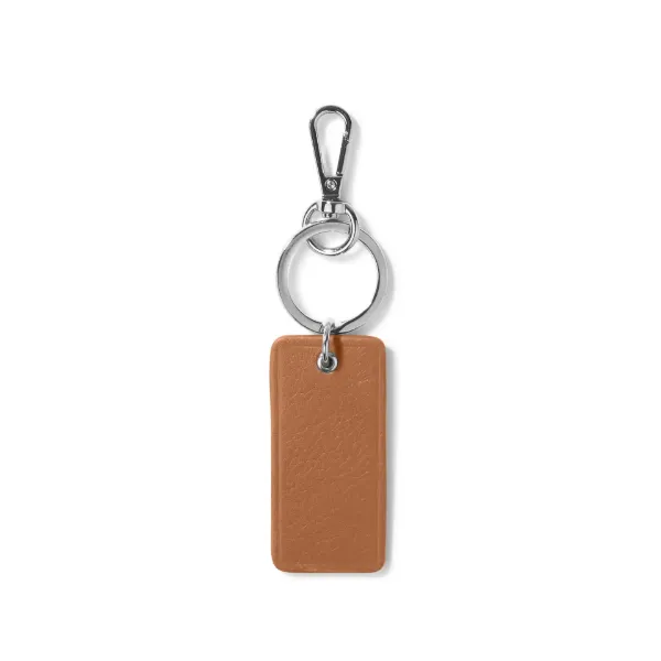 Show details for Leather Rectangle Keychain Picture of Leather Rectangle Keychain