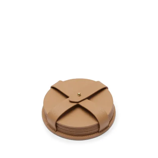 Picture of Modern Round Coasters and Holder 6 Packs