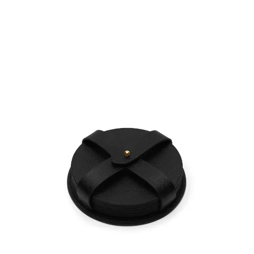 Picture of Modern Round Coasters and Holder 6 Packs