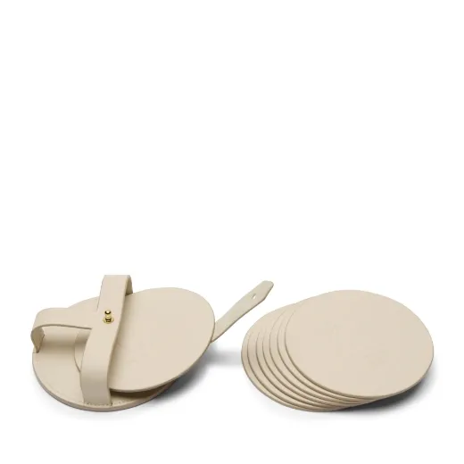 Picture of Modern Round Coasters and Holder 6 Packs