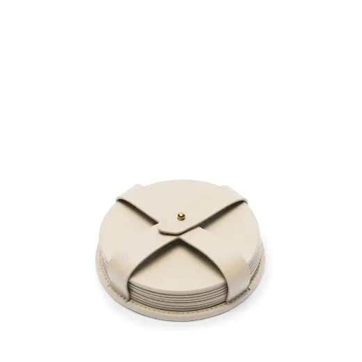 Picture of Modern Round Coasters and Holder 6 Packs