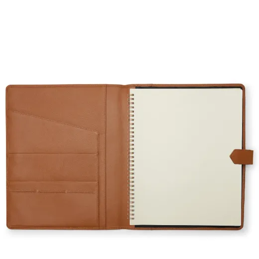 Picture of Leather Spiral Journal with Snap Closure
