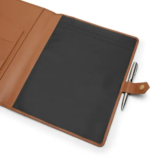 Picture of Leather Spiral Journal with Snap Closure