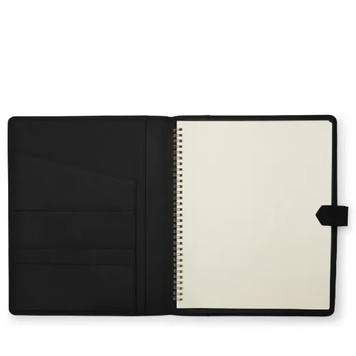 Picture of Leather Spiral Journal with Snap Closure