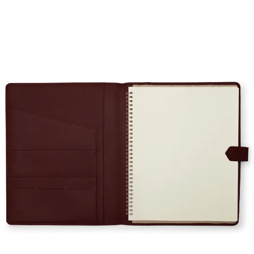 Picture of Leather Spiral Journal with Snap Closure