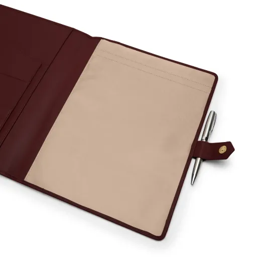 Picture of Leather Spiral Journal with Snap Closure