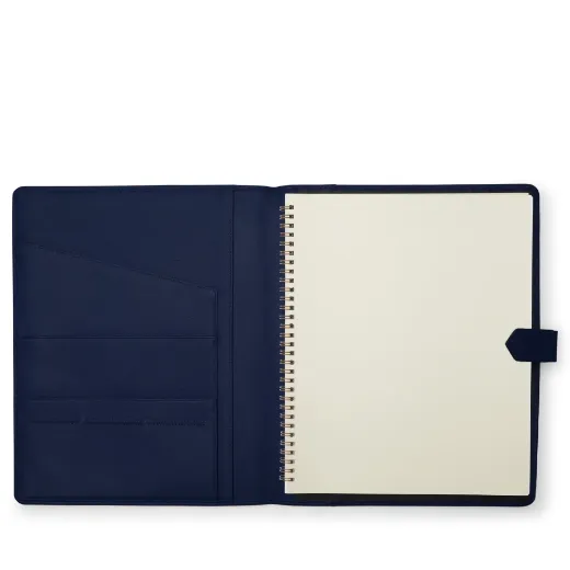 Picture of Leather Spiral Journal with Snap Closure