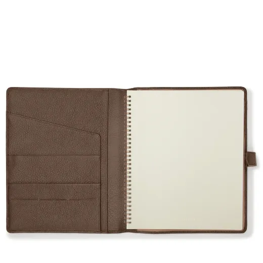 Picture of Leather Spiral Journal with Snap Closure