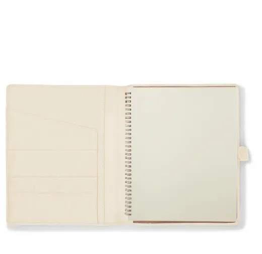 Picture of Leather Spiral Journal with Snap Closure