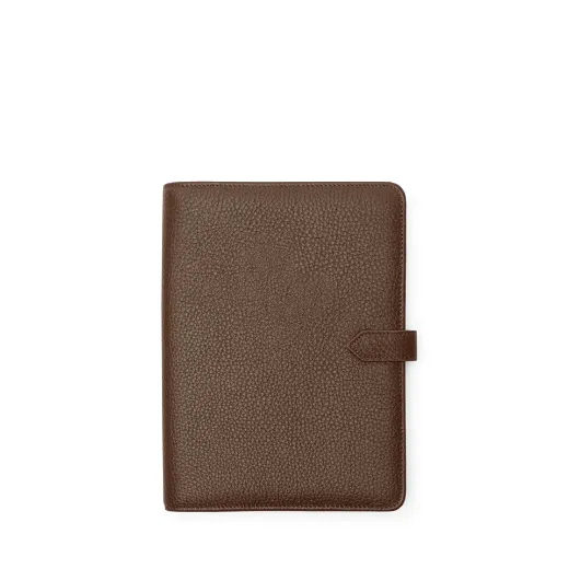 Picture of A5 Leather Spiral Journal with Snap Closure