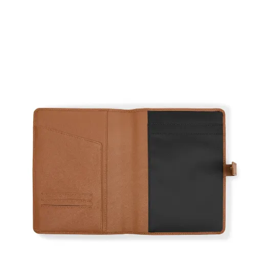 Picture of A5 Leather Spiral Journal with Snap Closure
