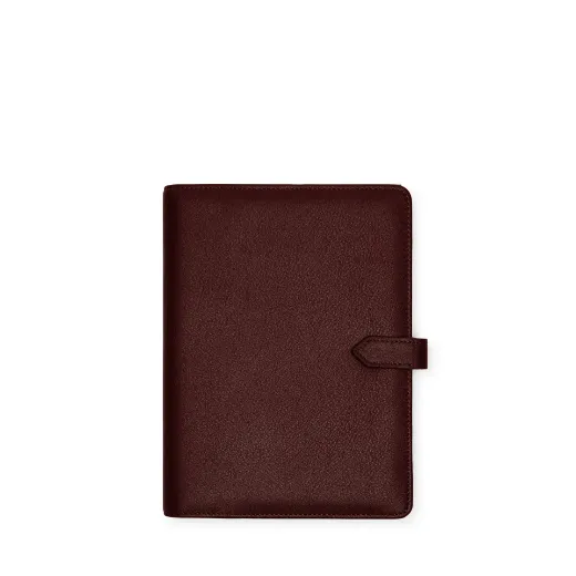 Picture of A5 Leather Spiral Journal with Snap Closure