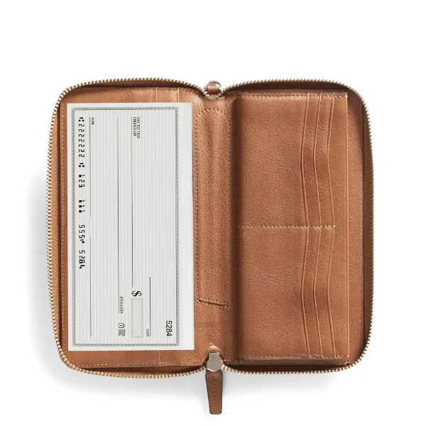 Show details for Checkbook Cover Wallet Picture of Checkbook Cover Wallet
